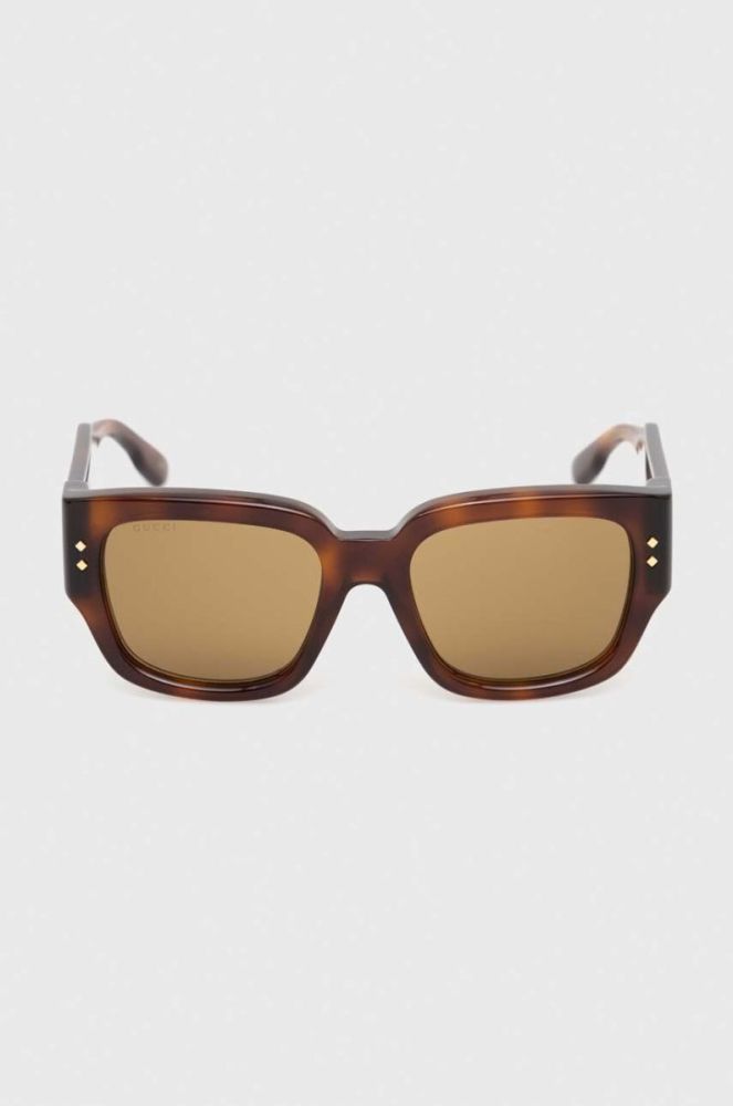 Сонцезахисні окуляри Gucci чоловічі колір коричневий (3166050) фото 3