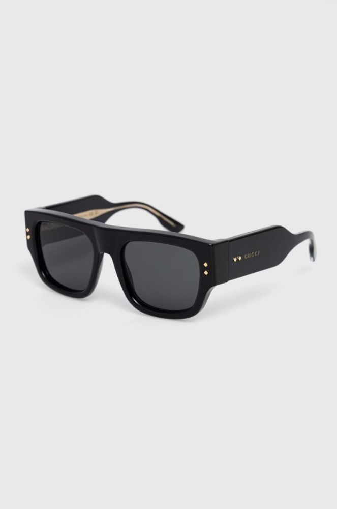 Сонцезахисні окуляри Gucci чоловічі колір чорний (3166051) фото 2