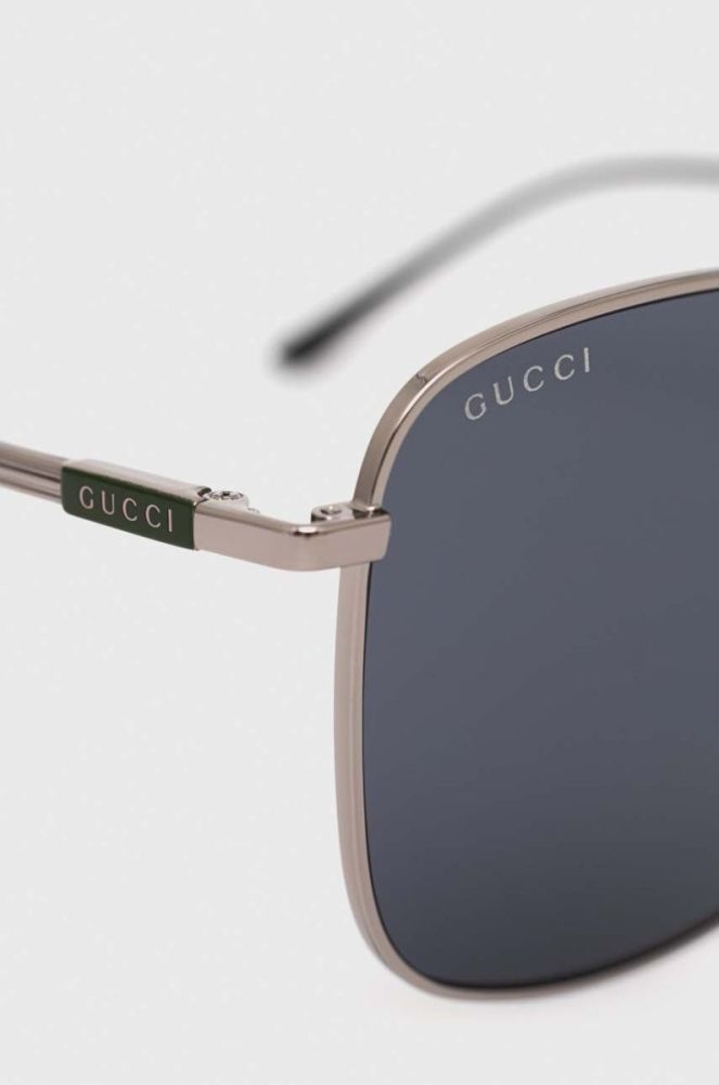 Сонцезахисні окуляри Gucci чоловічі колір сірий (3169297) фото 4