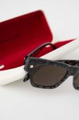 Сонцезахисні окуляри Alexander McQueen чоловічі колір коричневий (3204404)