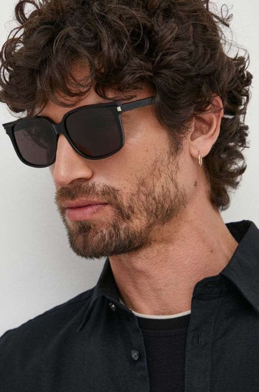 Сонцезахисні окуляри Saint Laurent чоловічі колір чорний (3287790)
