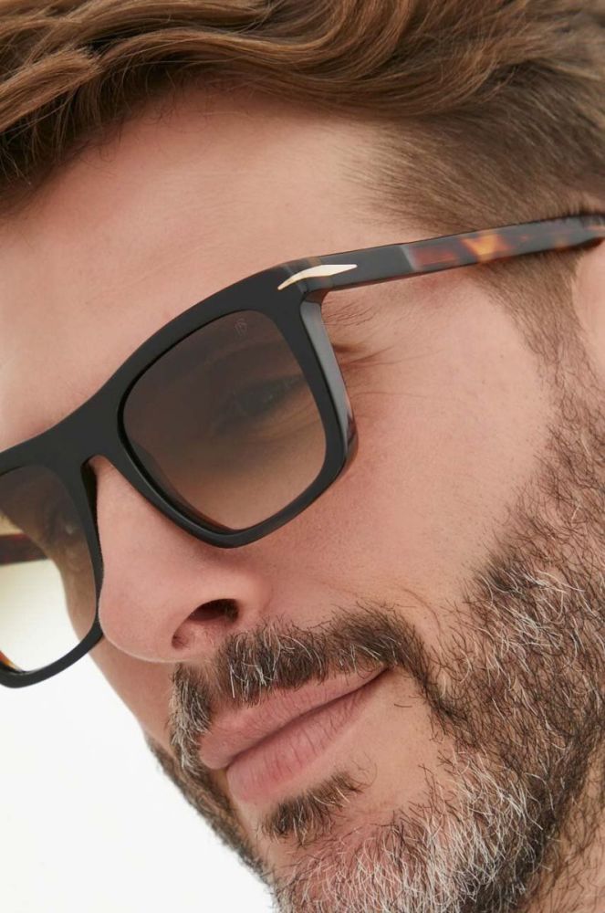 Сонцезахисні окуляри David Beckham чоловічі колір чорний (3253421) фото 6