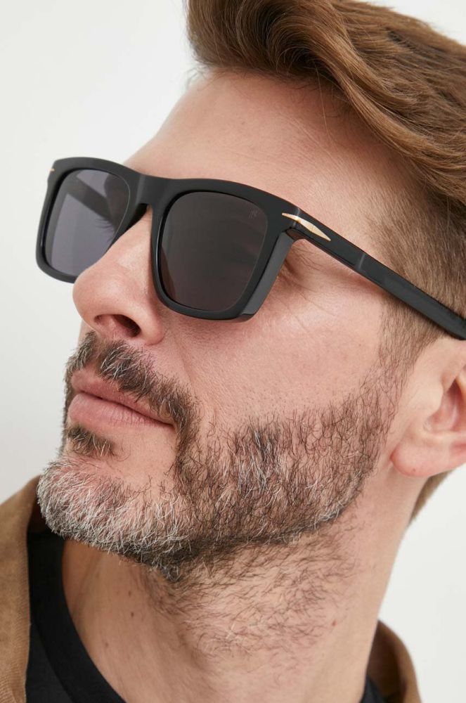 Сонцезахисні окуляри David Beckham чоловічі колір чорний (3253420)