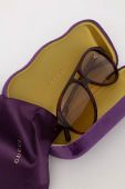 Сонцезахисні окуляри Gucci чоловічі колір коричневий (3329591)
