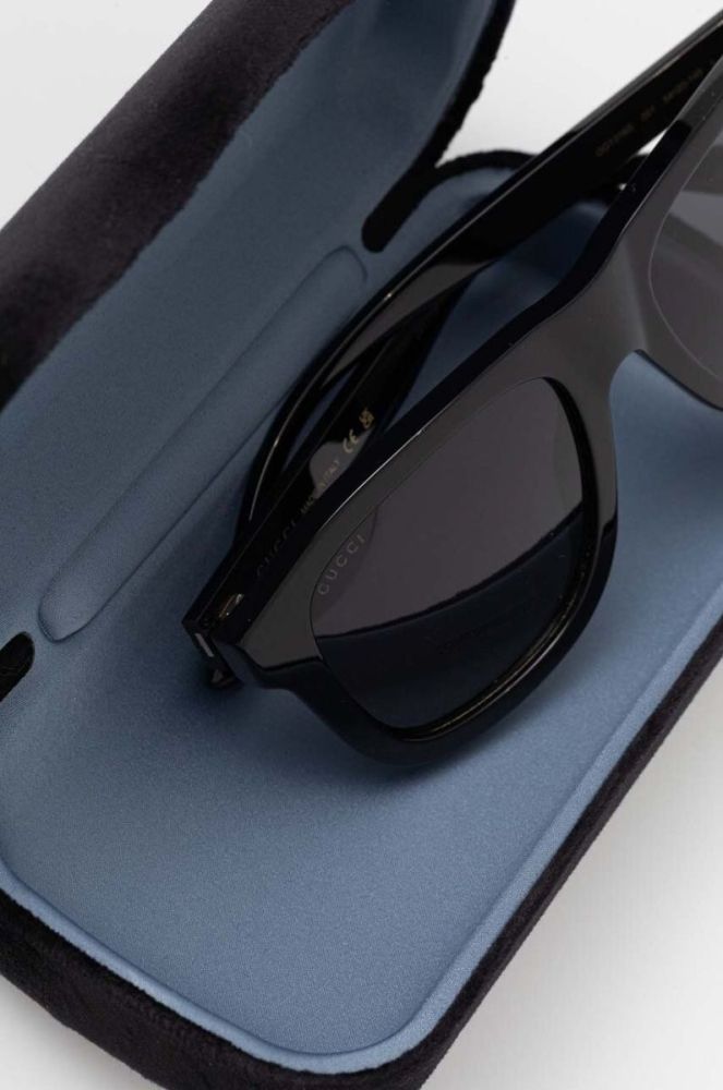 Сонцезахисні окуляри Gucci чоловічі колір чорний (3312685) фото 4