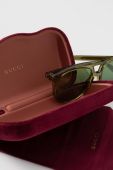Сонцезахисні окуляри Gucci GG1320S чоловічі колір зелений