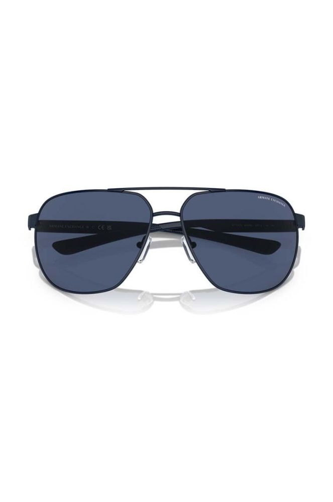 Сонцезахисні окуляри Armani Exchange чоловічі колір синій (3680874) фото 6