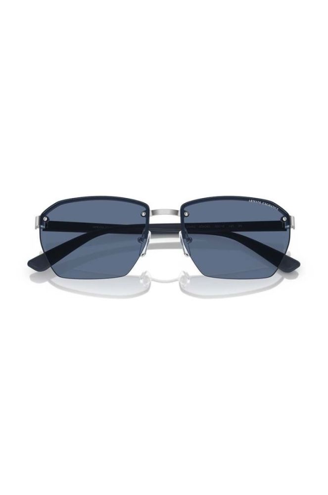 Сонцезахисні окуляри Armani Exchange чоловічі колір синій (3637603) фото 6