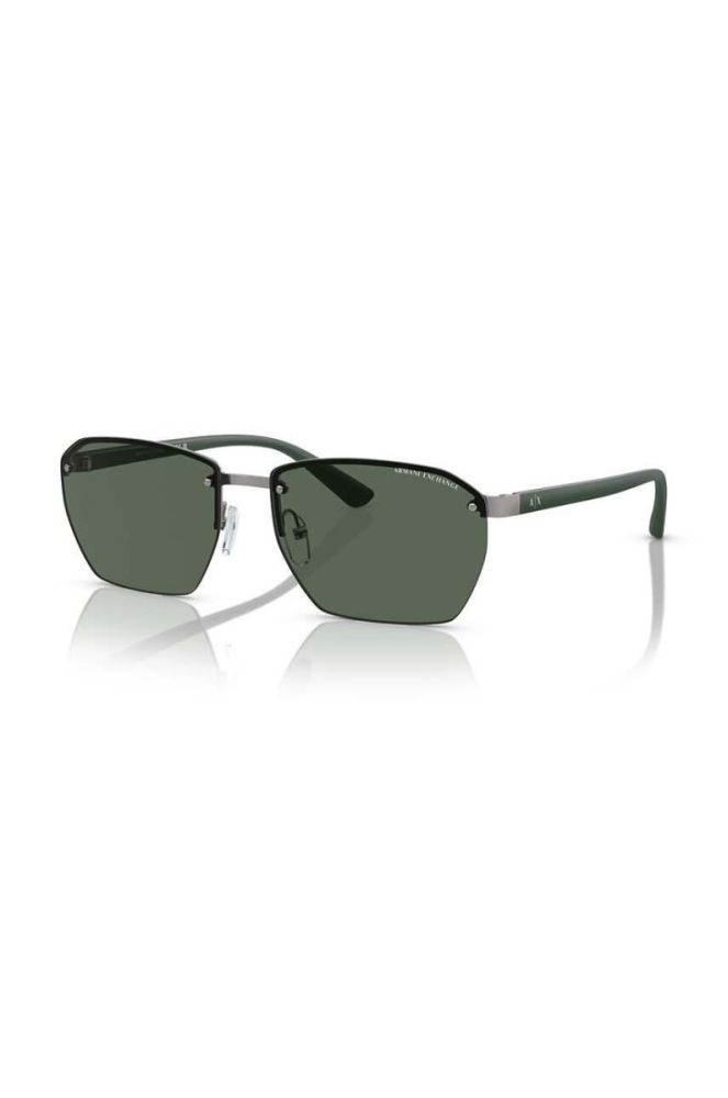 Сонцезахисні окуляри Armani Exchange чоловічі колір зелений (3637600) фото 2