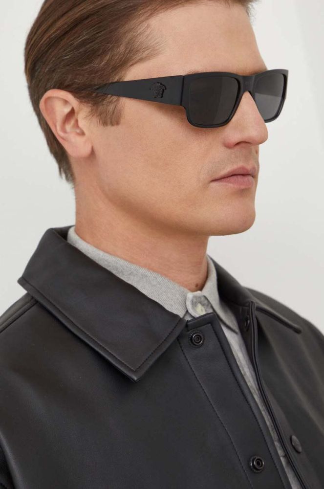 Сонцезахисні окуляри Versace чоловічі колір чорний (3690850)