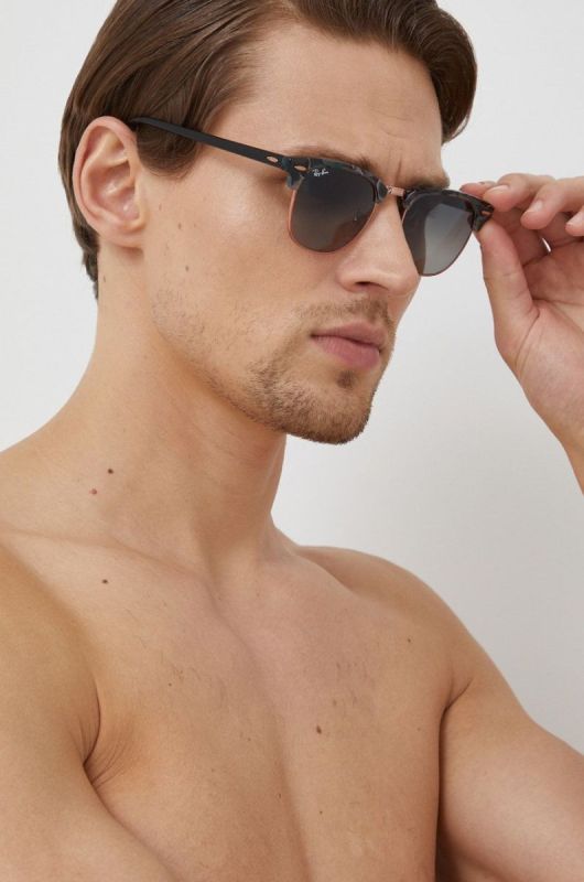 Ray-Ban - Окуляри Clubmaster колір чорний (796091) фото 2