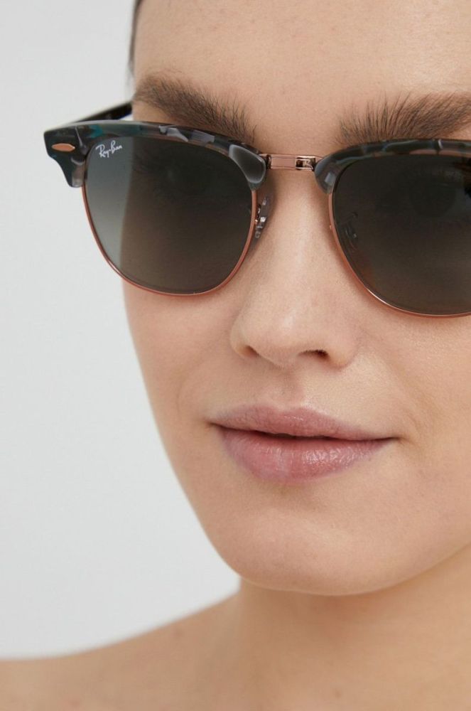 Ray-Ban - Окуляри Clubmaster колір чорний (796091) фото 7