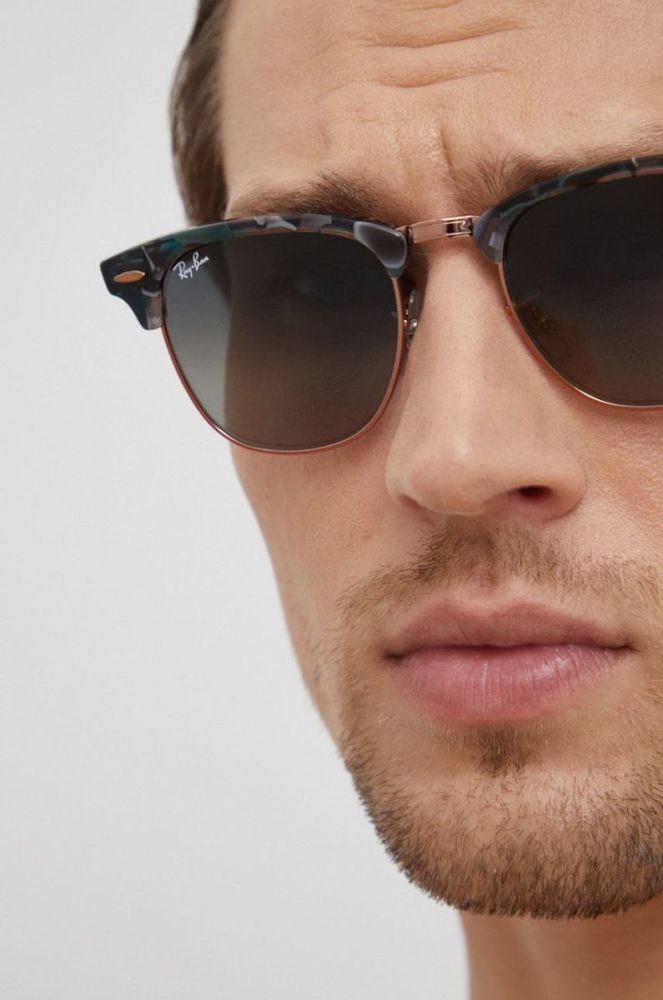 Ray-Ban - Окуляри Clubmaster колір чорний (796091) фото 8