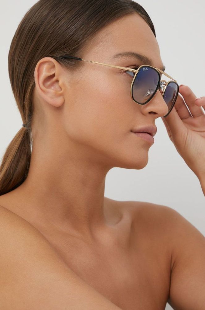 Ray-Ban - Окуляри 0RB3648M колір чорний фото 5