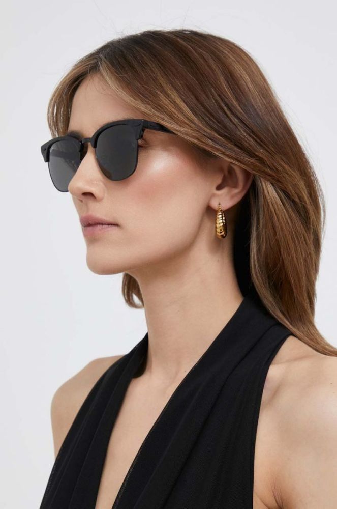 Ray-Ban - Сонцезахисні окуляри 0RB3016.1305B1.51 колір чорний фото 5