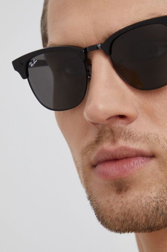 Ray-Ban - Сонцезахисні окуляри 0RB3016.1305B1.51 колір чорний фото 12
