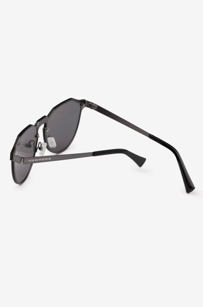 Hawkers - Сонцезахисні окуляри Gun Metal Dark Warwick колір чорний фото 3