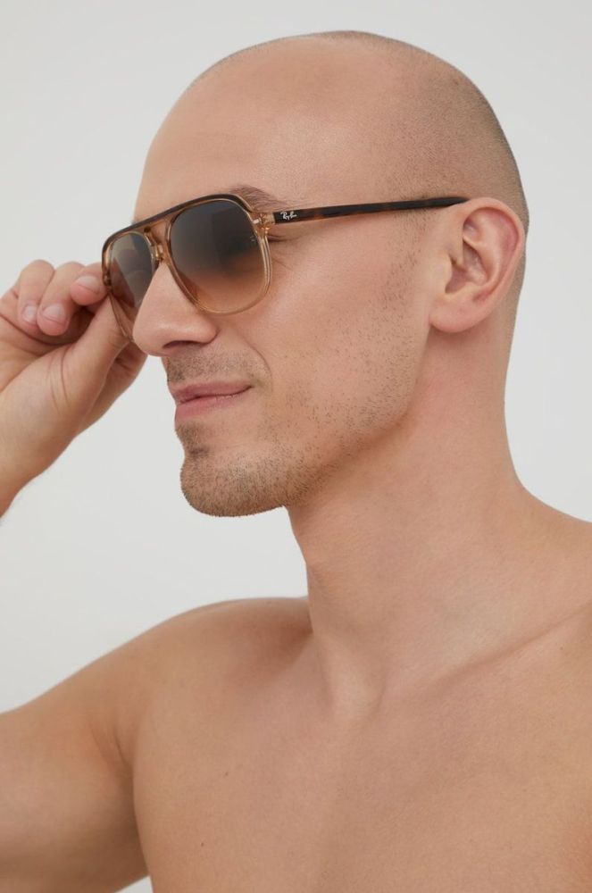 Солнцезащитные очки Ray-Ban цвет коричневый (1817390) фото 2