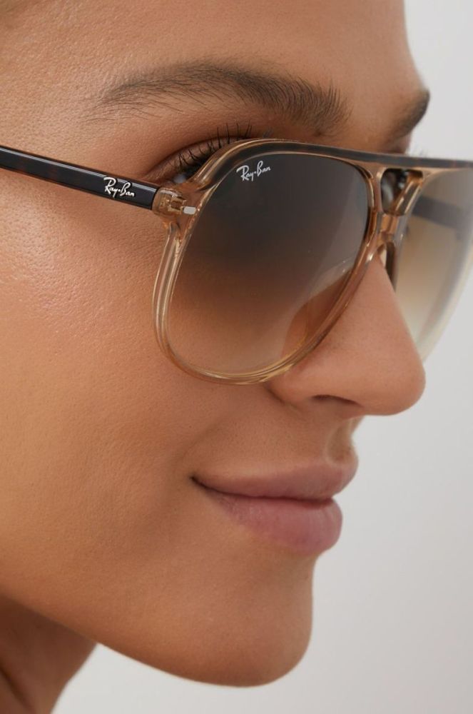 Солнцезащитные очки Ray-Ban цвет коричневый (1817390) фото 8