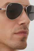 Сонцезахисні окуляри Ray-Ban колір сірий (1817393)