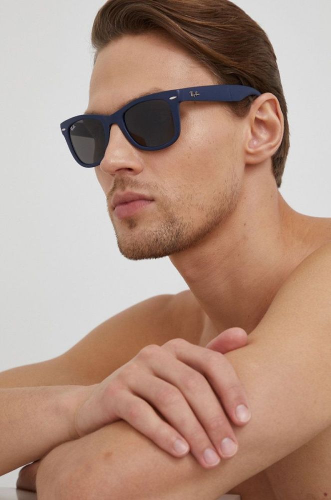 Солнцезащитные очки Ray-Ban цвет голубой (1817408) фото 3