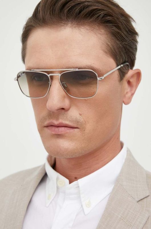 Сонцезахисні окуляри Ray-Ban колір срібний (2283586) фото 2