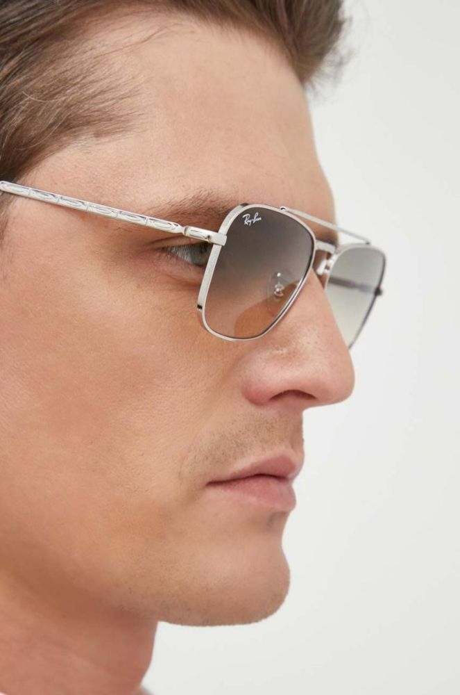 Сонцезахисні окуляри Ray-Ban колір срібний (2283586) фото 7