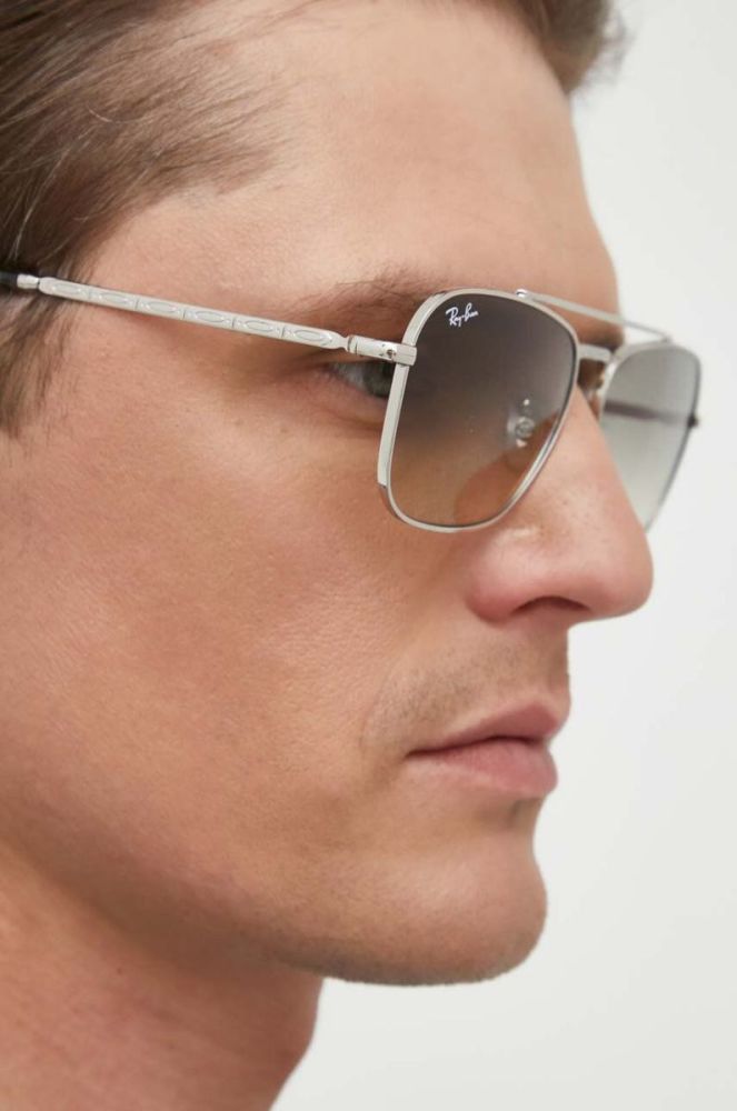 Сонцезахисні окуляри Ray-Ban колір сірий (2236690) фото 7