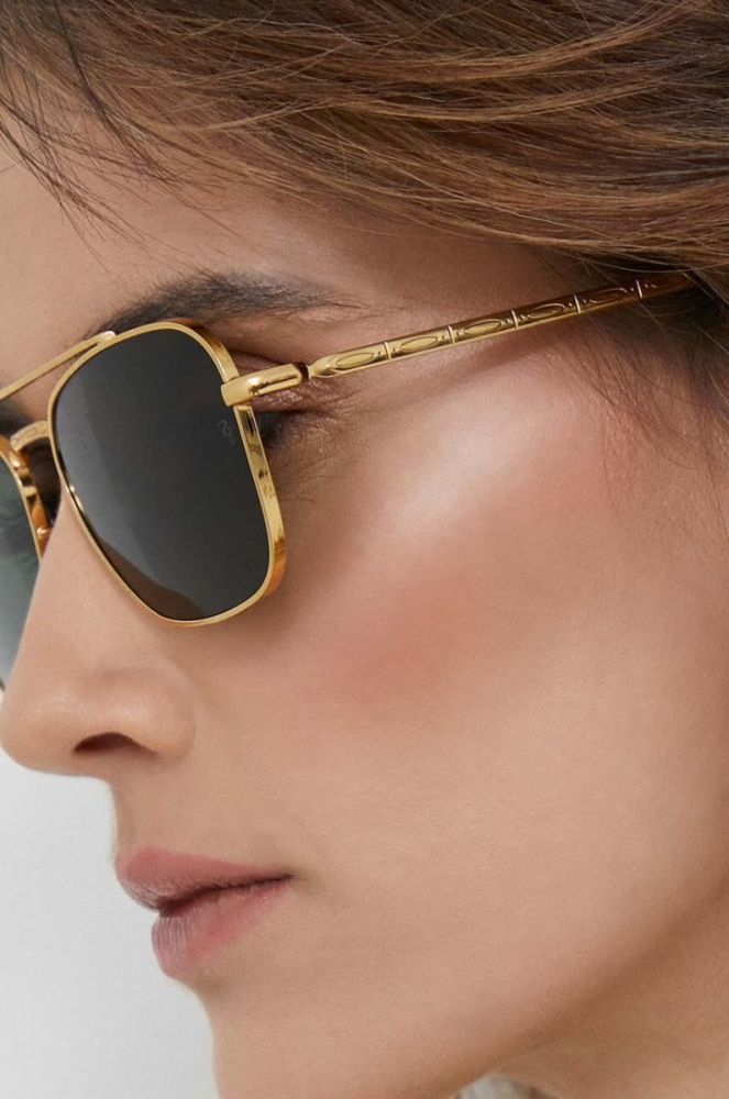 Сонцезахисні окуляри Ray-Ban колір золотий (2205225) фото 9