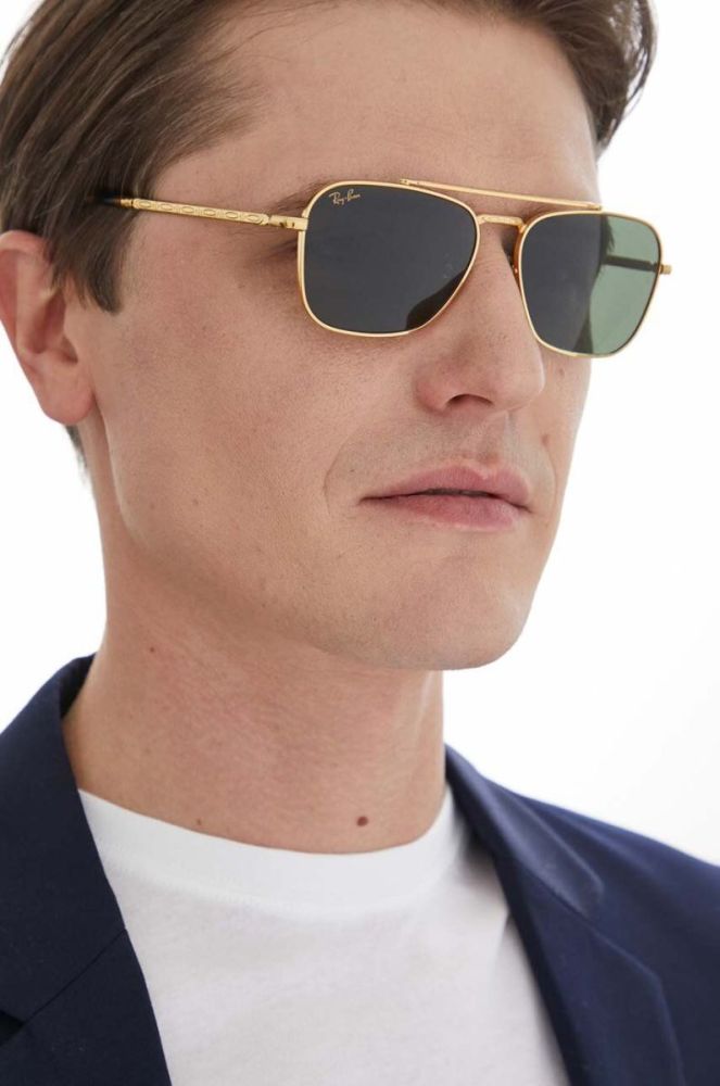 Сонцезахисні окуляри Ray-Ban колір золотий (2205225) фото 8