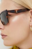 Сонцезахисні окуляри Saint Laurent колір коричневий (2477385)