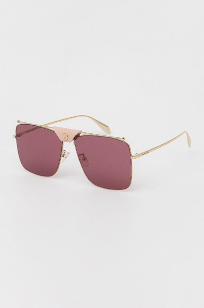 Сонцезахисні окуляри Alexander McQueen колір золотий (2477396)
