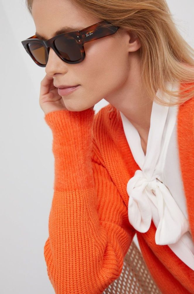 Сонцезахисні окуляри Ray-Ban колір коричневий (2764593) фото 3