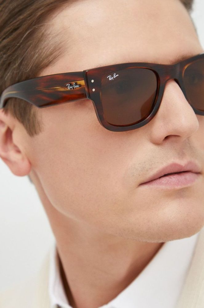 Сонцезахисні окуляри Ray-Ban колір коричневий (2764593) фото 9