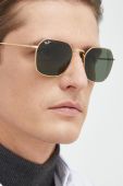 Сонцезахисні окуляри Ray-Ban колір золотий (2764553)