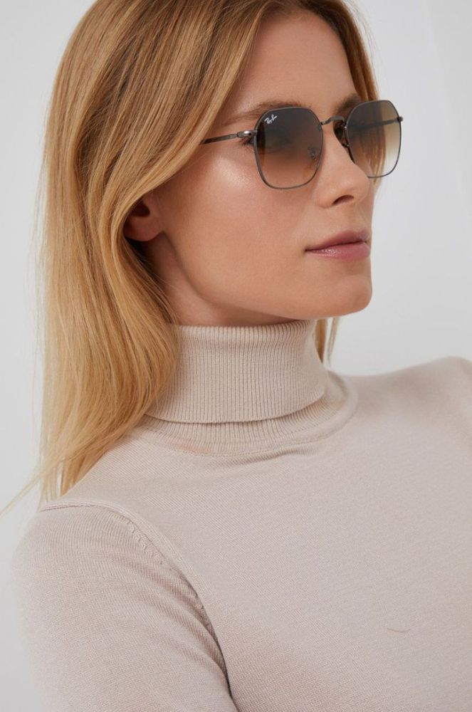 Сонцезахисні окуляри Ray-Ban колір срібний (2764557) фото 3