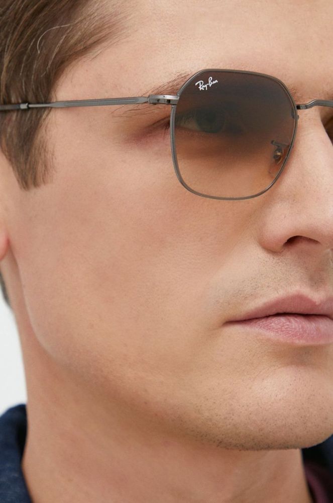 Сонцезахисні окуляри Ray-Ban колір срібний (2764557) фото 10