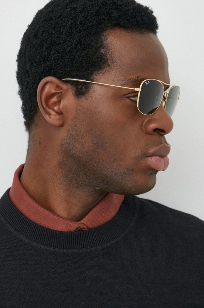 Сонцезахисні окуляри Ray-Ban колір золотий (2884317) фото 3