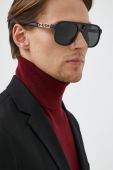 Сонцезахисні окуляри Gucci колір чорний