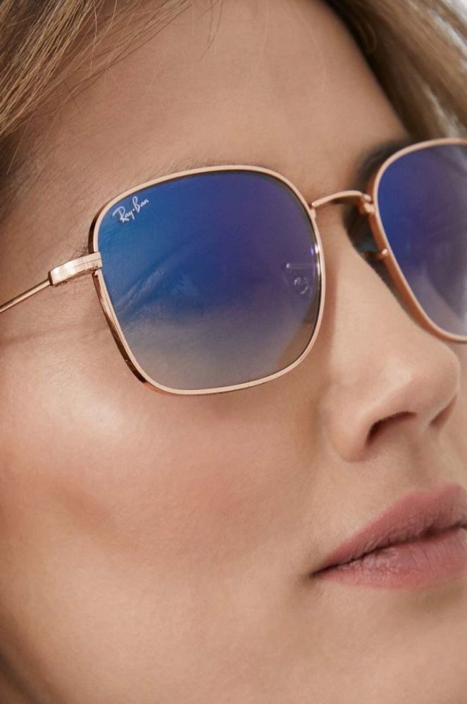 Сонцезахисні окуляри Ray-Ban колір бежевий (3226969) фото 7