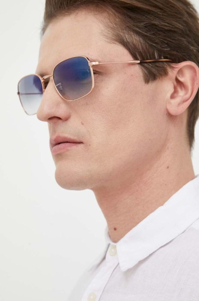 Сонцезахисні окуляри Ray-Ban колір бежевий (3226969) фото 6
