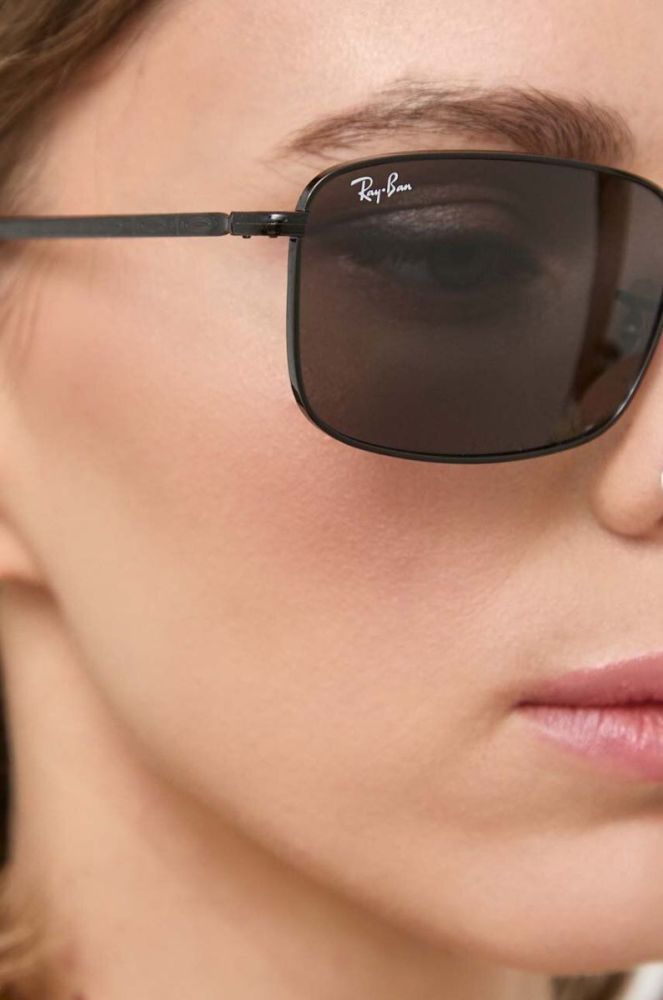 Солнцезащитные очки Ray-Ban цвет черный (3229670) фото 7