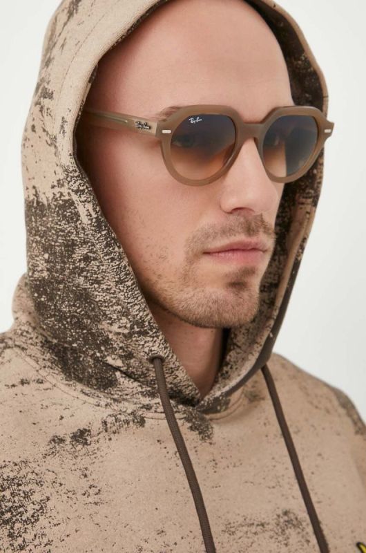 Сонцезахисні окуляри Ray-Ban колір бежевий (3256974) фото 2