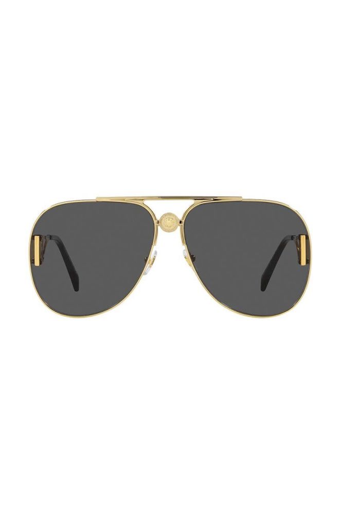 Сонцезахисні окуляри Versace колір золотий