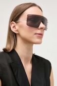Сонцезахисні окуляри Alexander McQueen колір срібний