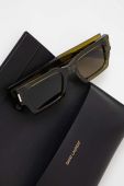 Сонцезахисні окуляри Saint Laurent колір зелений