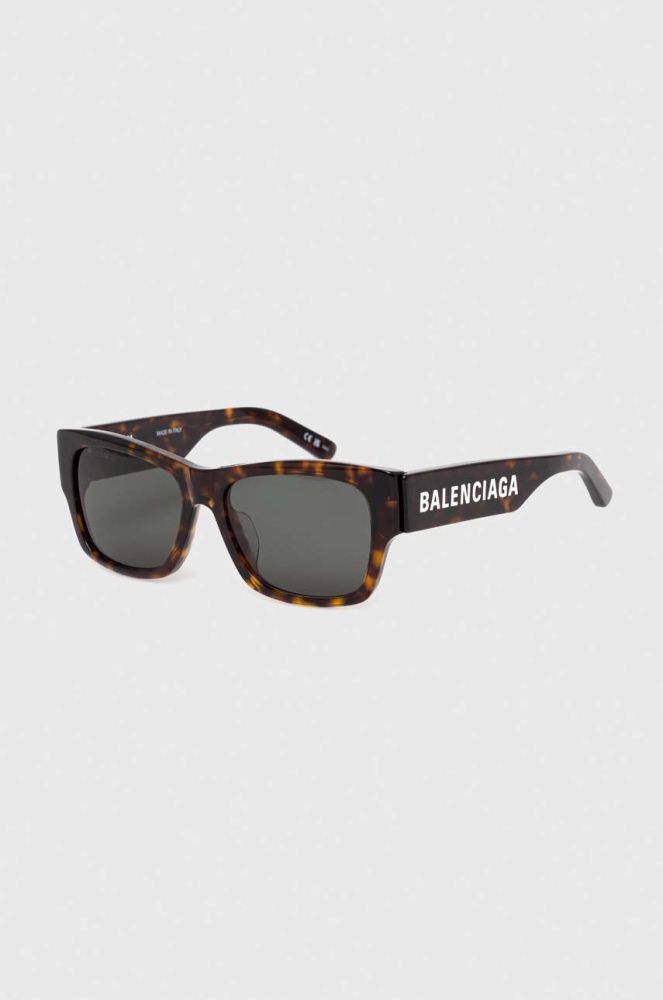 Сонцезахисні окуляри Balenciaga колір коричневий