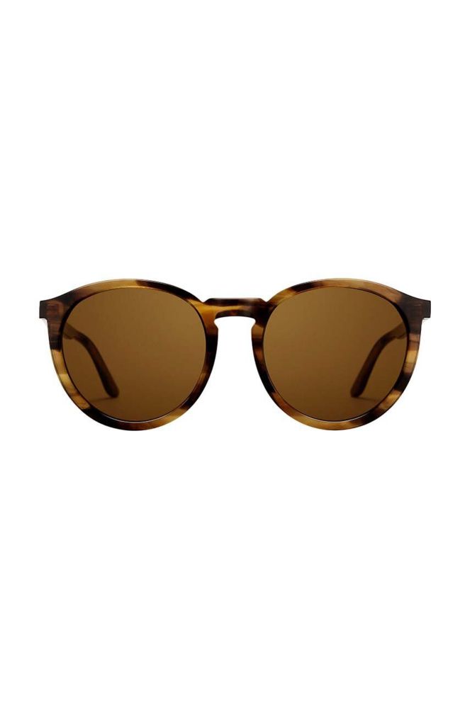 Сонцезахисні окуляри Daniel Wellington колір коричневий (3262614)