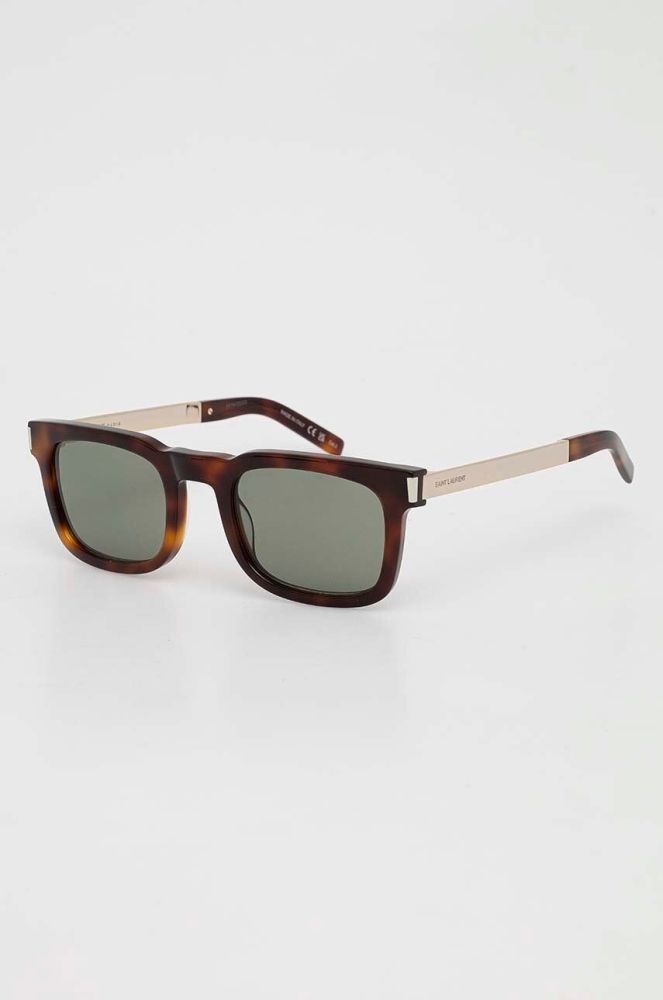 Сонцезахисні окуляри Saint Laurent колір коричневий (3332458)