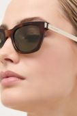 Сонцезахисні окуляри Saint Laurent колір коричневий (3332459)